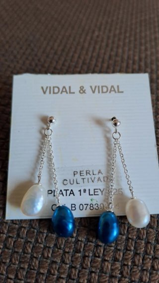 Pendientes Vidal & Vidal Perla Cultivada Plata 925