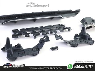 DIFUSOR TRASERO MERCEDES CLASE C W205 LOOK C63 AMG