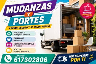 Mudanzas y portes en Girona 632882702
