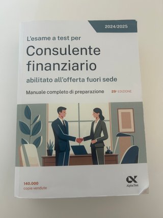 Manuale Alpha Test Consulente Finanziario 24/25
