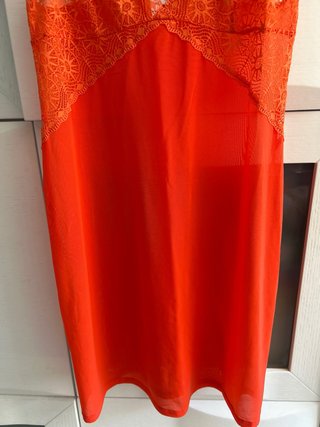 Camisón La Perla Naranja Encaje