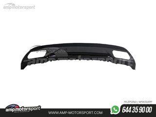 DIFUSOR TRASERO MERCEDES CLASE A W176 LOOK A45 AMG