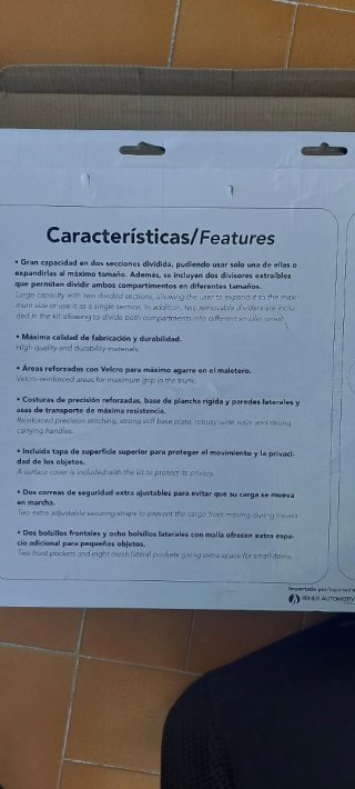 Organizador de maletero coche Audiolink