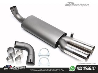 SILENCIOSO TRASERO DEPORTIVO AUDI 80/90/COUPE 86-96