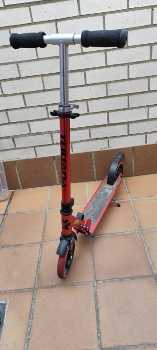 Patinetes Plegables Rojos (2 unidades)