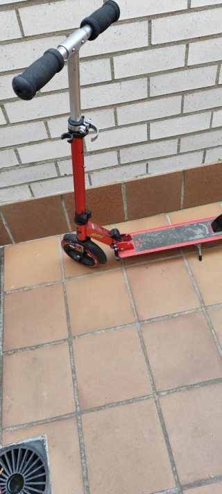 Patinetes Plegables Rojos (2 unidades)