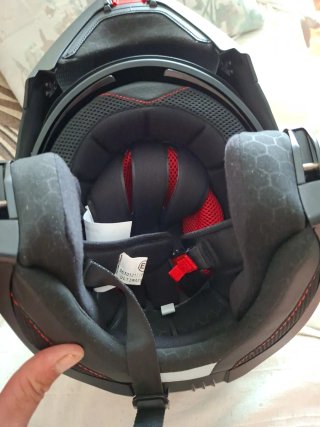 Casco modular negro