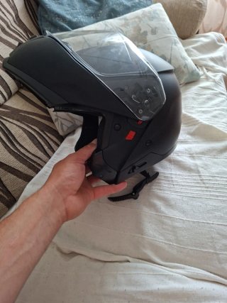 Casco modular negro