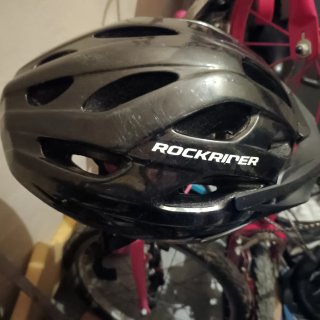 Casco Bicicleta Rockrider Negro