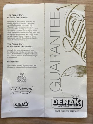 Clarinete Amati Kraslice