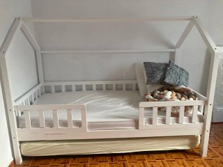 Cama nido casa blanca