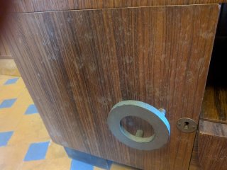 Mueble vintage madera y metal