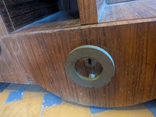 Mueble vintage madera y metal