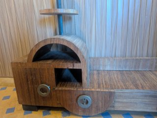 Mueble vintage madera y metal