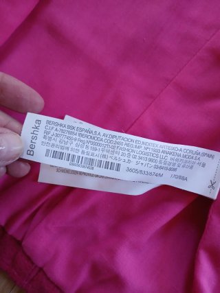Bonita chaqueta 100% Piel Fucsia