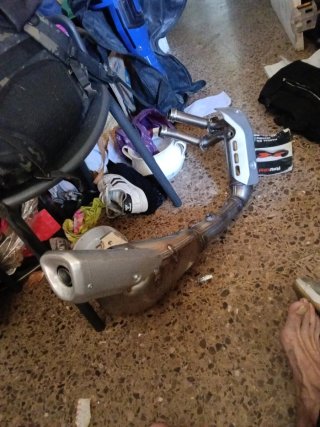 Tubo de escape Yamaha MT07 original