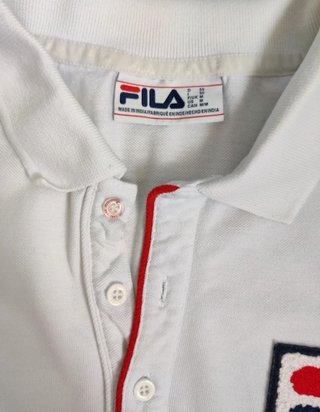 Polo maniche corte Fila uomo bianca - tg M
