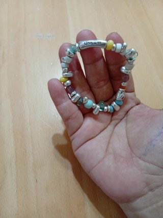 Pulsera Uno de 50 Plata Multicolor Calavera