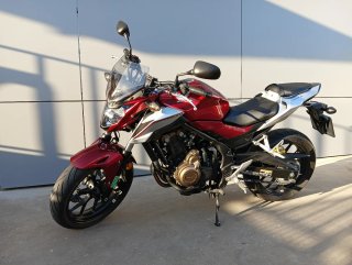 Honda CB500F ABS Roja y Plata