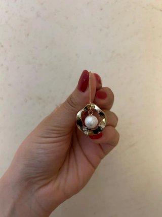 Orecchini donna vintage oro e perla