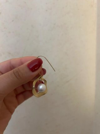 Orecchini donna vintage oro e perla
