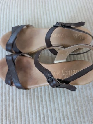 Sandalias Duendy Piel Talla 40 Made in Spain