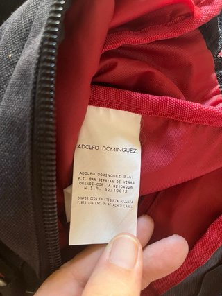 Bolso bandolera Adolfo Dominguez negro