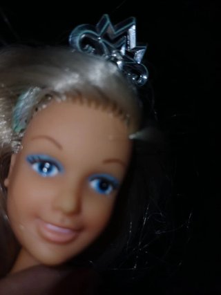 Barbie bailarina antigua con tiara