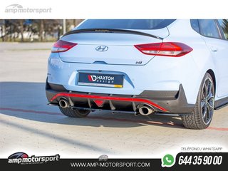 AÑADIDO DE DIFUSOR HYUNDAI I30 N 2017-- NEGRO MATE