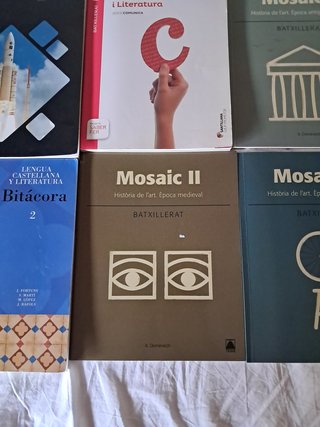 Libros bachillerato Castellano, Catalán, História