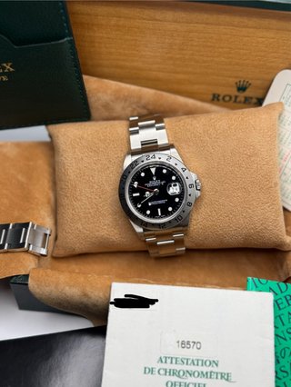 Rolex Explorer II Esfera Negra