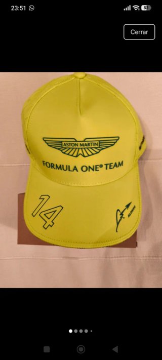 Gorra Aston Martin Fernando Alonso AMF1 RP