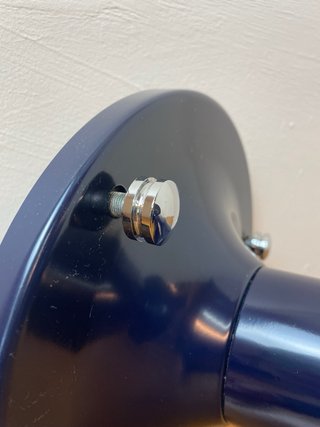 Lámpara de techo plafón vintage con foco grande