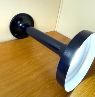 Lámpara de techo plafón vintage con foco grande