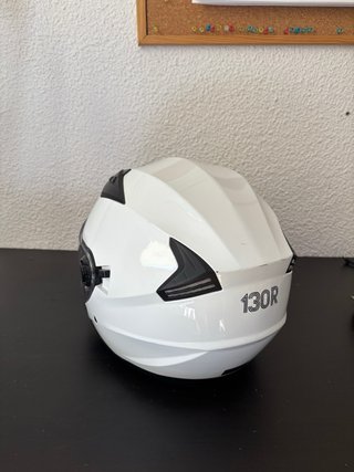 Casco Moto Jet 130R Arida V2 Talla M Blanco