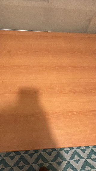 Mesa de despacho madera aglomerada de color cerezo