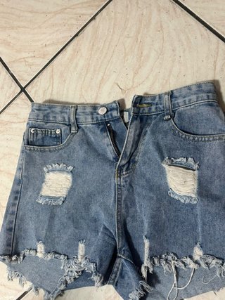 Shorts Jeans Strappati Y2K