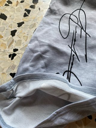 Pantaloncini Vintage Baggy Grigio