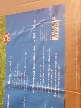 Vallado para perros con puerta