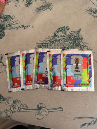 5 Sobres Panini FIFA World Cup 2026