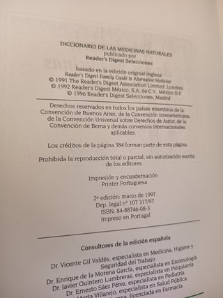 Diccionario de las Medicinas Naturales
