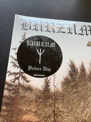 burzum filosofem picture disc vinyl LP black metal