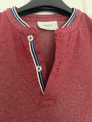 Polo Springfield Burdeos Talla S