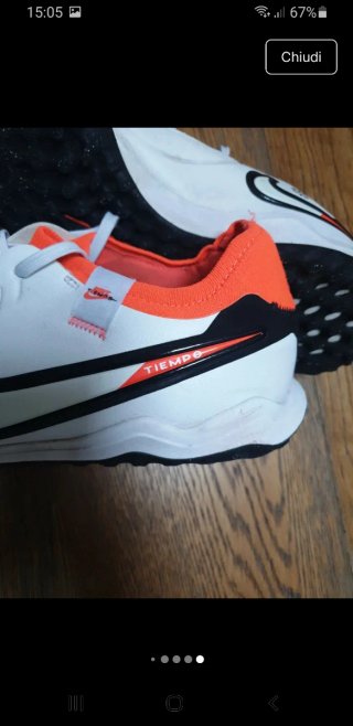Scarpe da calcio indoor Nike Tiempo n.45