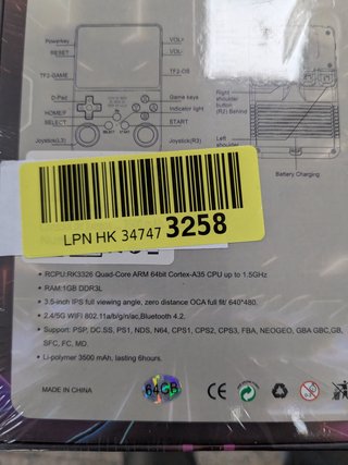 Consola de videojuegos R36S Morada