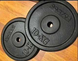 PESAS 2 DISCOS DE 10KG Y MAS