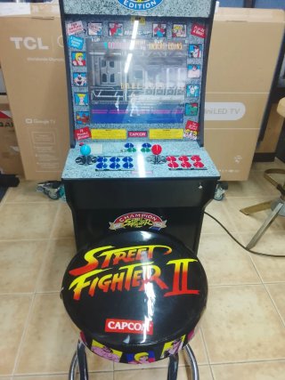 Máquina Arcade 1Up Champion Street Fighter II