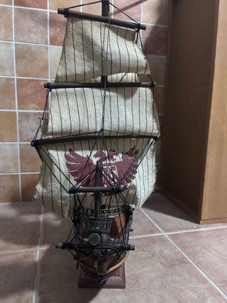 Maqueta Barco Vela Clásico Madera