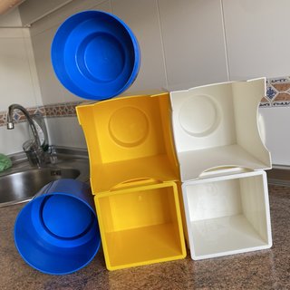 3 Bloques Almacenaje LEGO 1 Espiga