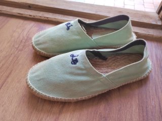 Alpargatas Scotta verde agua talla 39
